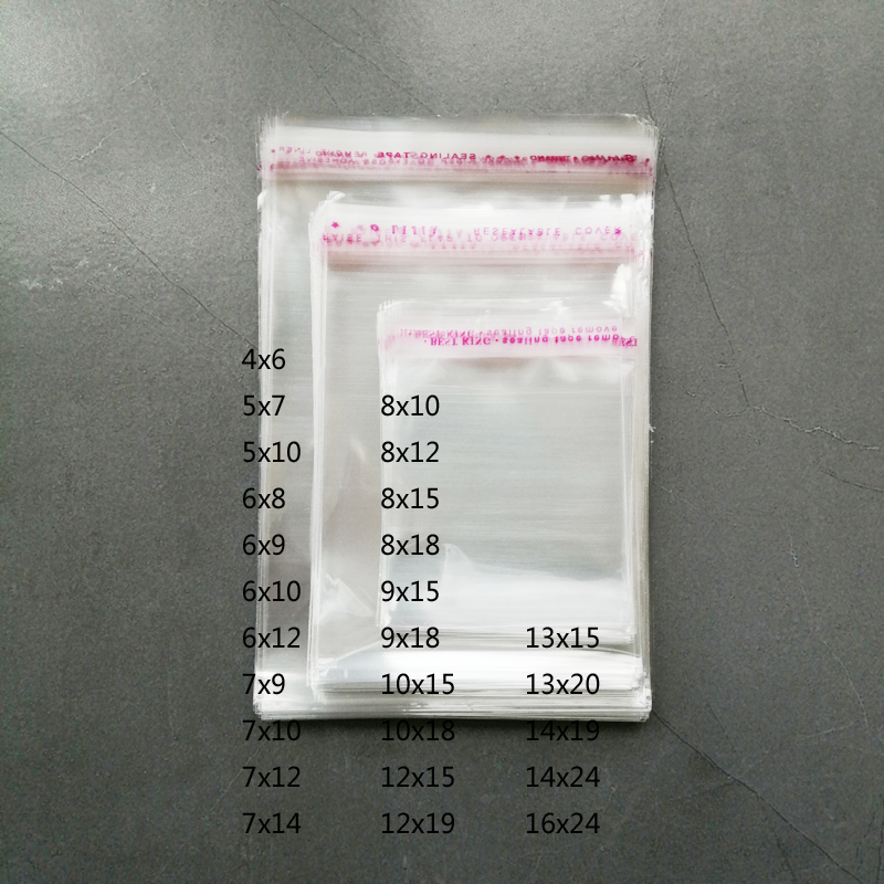 Cellophane Wrap Clear - 1000Pcs Transparante Zak Clear Opp Tassen